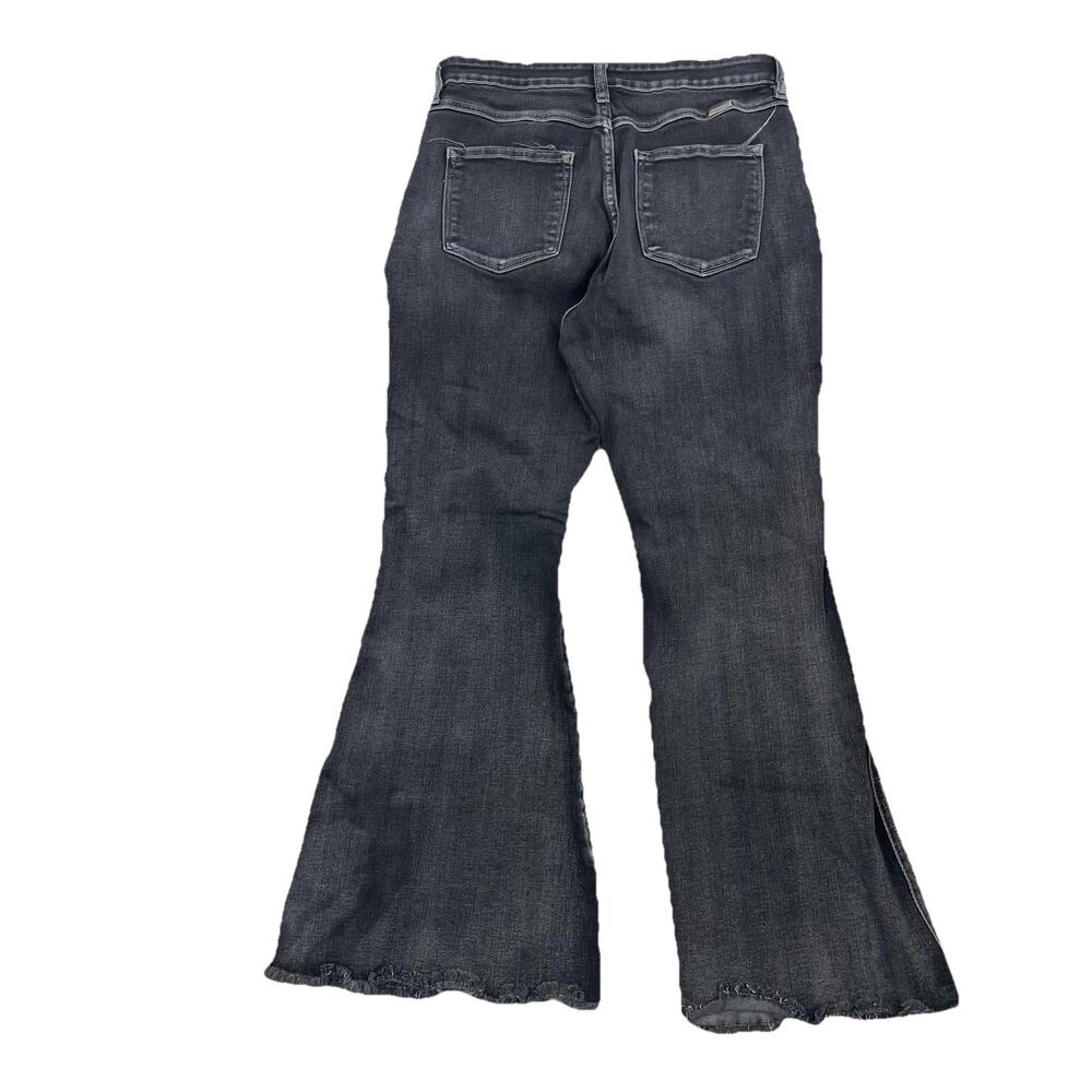 KanCan Women Jeans Black Super Flare High Rise Jean Size 30 x 28" Inseam 2-0 - Picture 2 of 9